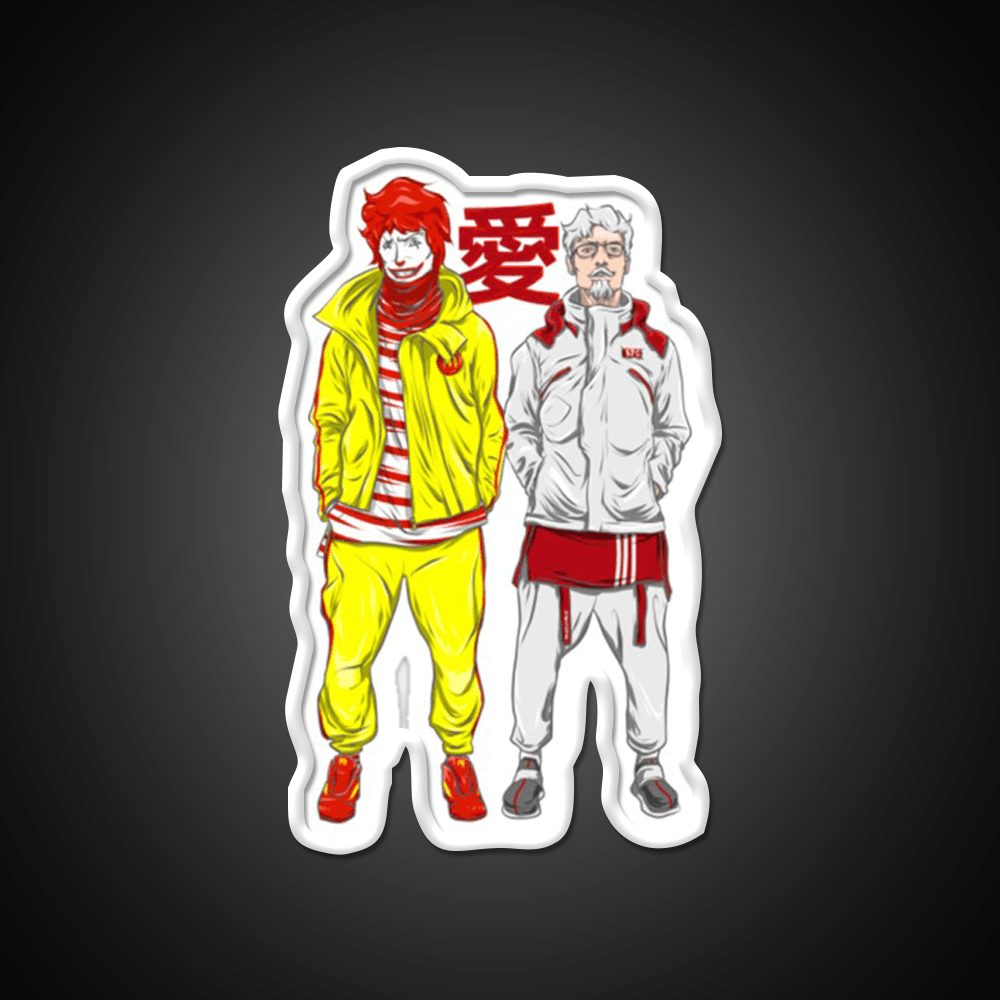 Mcdonalds Parody Fast Food Parody Fast Food Led Neon Sign For Burger Place Rgb Color - Shineneon