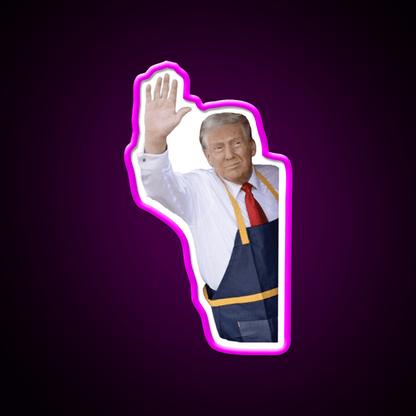 Mcdonalds Trump Mcdonalds Maga Fast Food Led Neon Sign For Burger Place Rgb Color - Shineneon