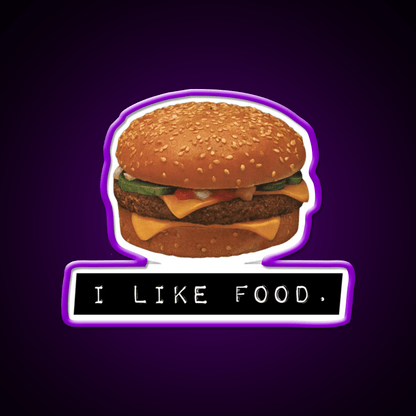 Mcfood Fast Food Led Neon Sign For Burger Place Rgb Color - Shineneon