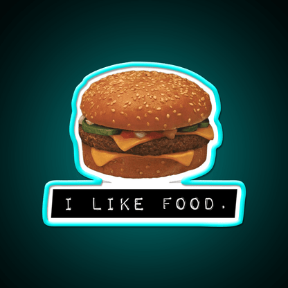 Mcfood Fast Food Led Neon Sign For Burger Place Rgb Color - Shineneon