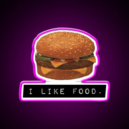 Mcfood Fast Food Led Neon Sign For Burger Place Rgb Color - Shineneon