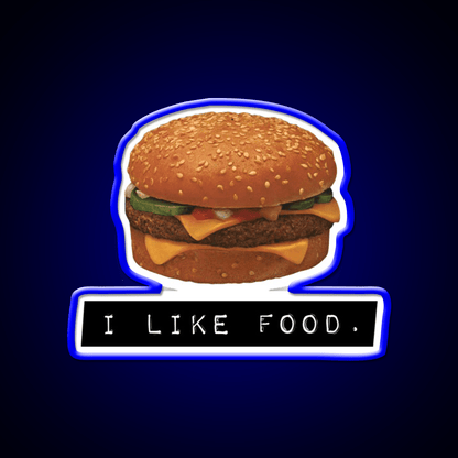 Mcfood Fast Food Led Neon Sign For Burger Place Rgb Color - Shineneon