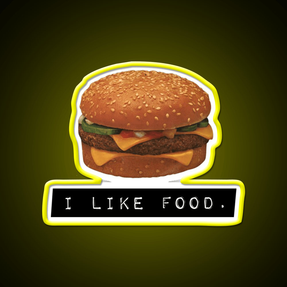 Mcfood Fast Food Led Neon Sign For Burger Place Rgb Color - Shineneon