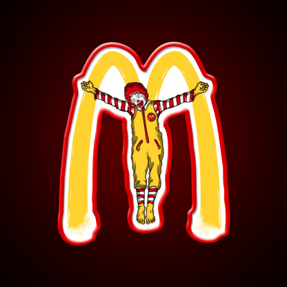 Mcjesus Fast Food Led Neon Sign For Burger Place Rgb Color - Shineneon