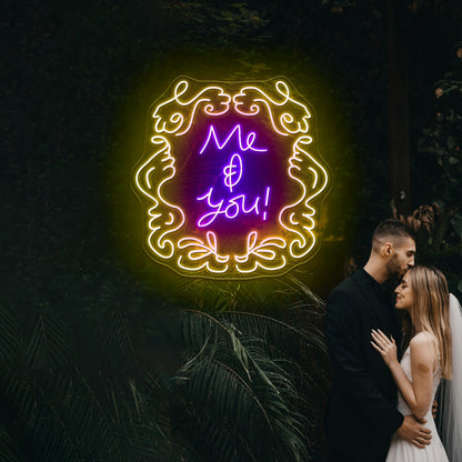 Me And You Artistic Neon Signs Wall Art Led Signs - Shineneon