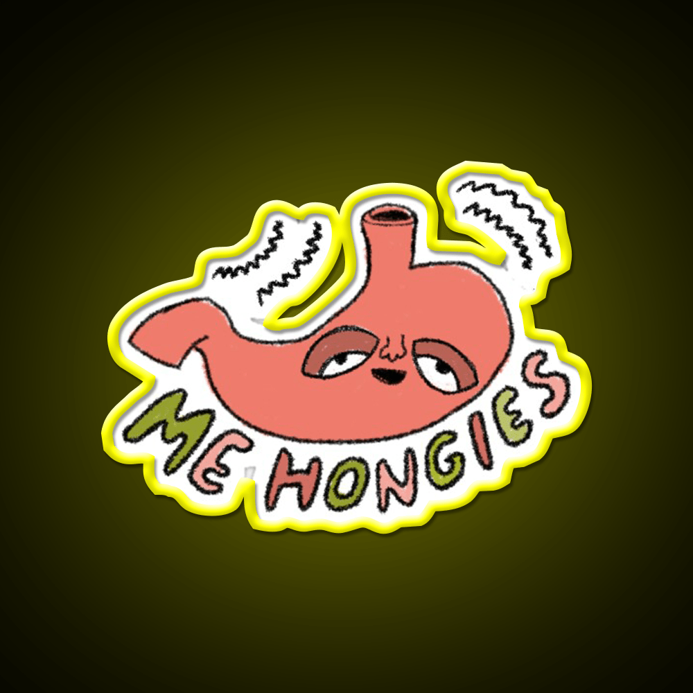 Me Hongies Snack Food Led Neon Sign Rgb Color - Shineneon