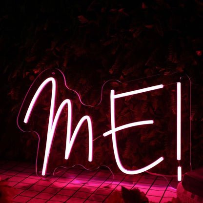 Me Red Custom Led Neon Sign - Shineneon