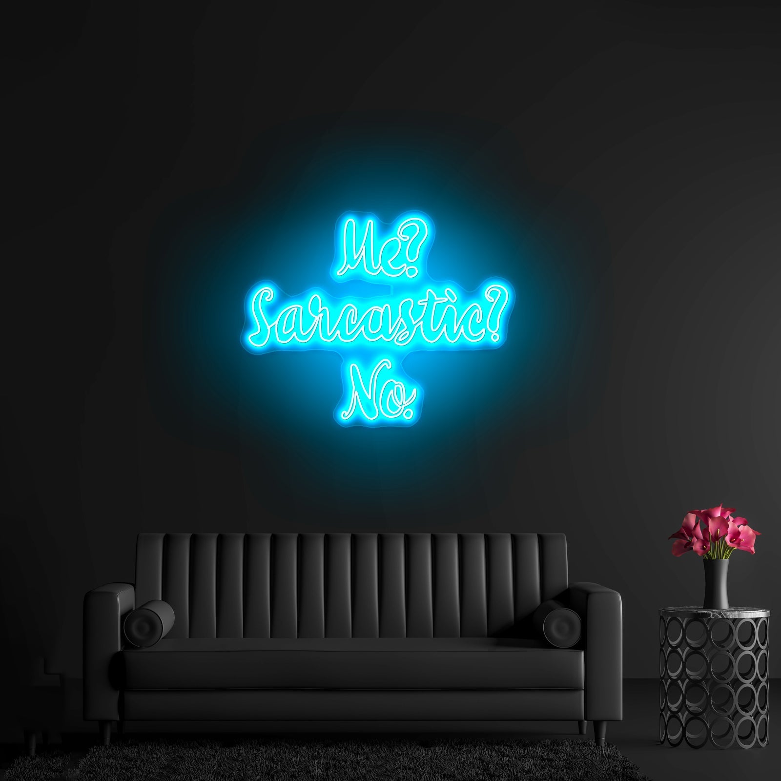 Me Sarcastic No Artwork Home Decor - Shineneon
