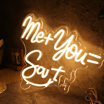 Me You Santi Yellow Led Neon Sign - Shineneon