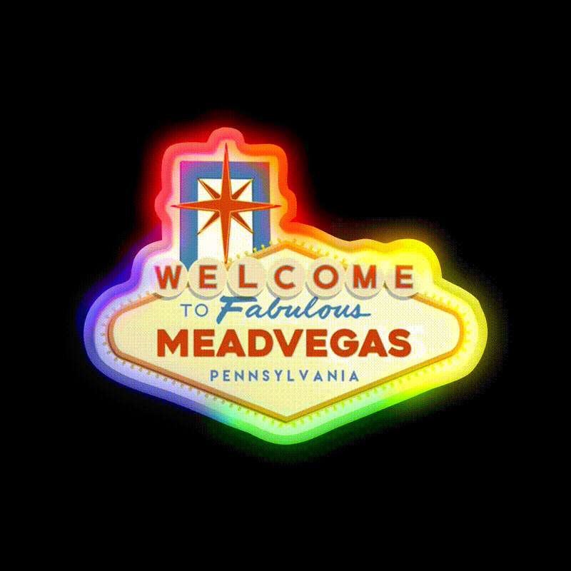 Meadvegas Welcome Led Neon Sign Open Sign Rgb Color