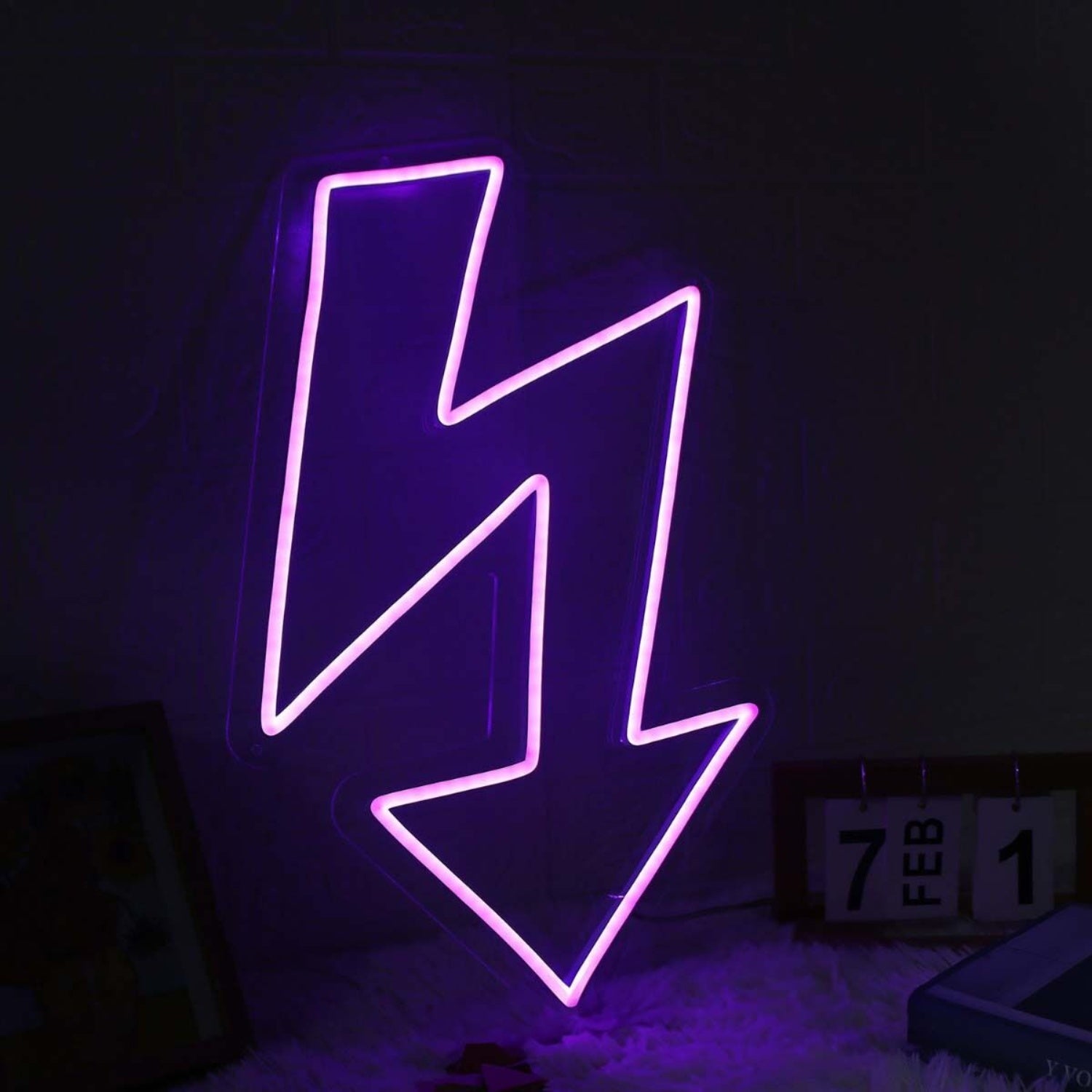 Meandering Arrow Pink Led Neon Sign | Shineneon
