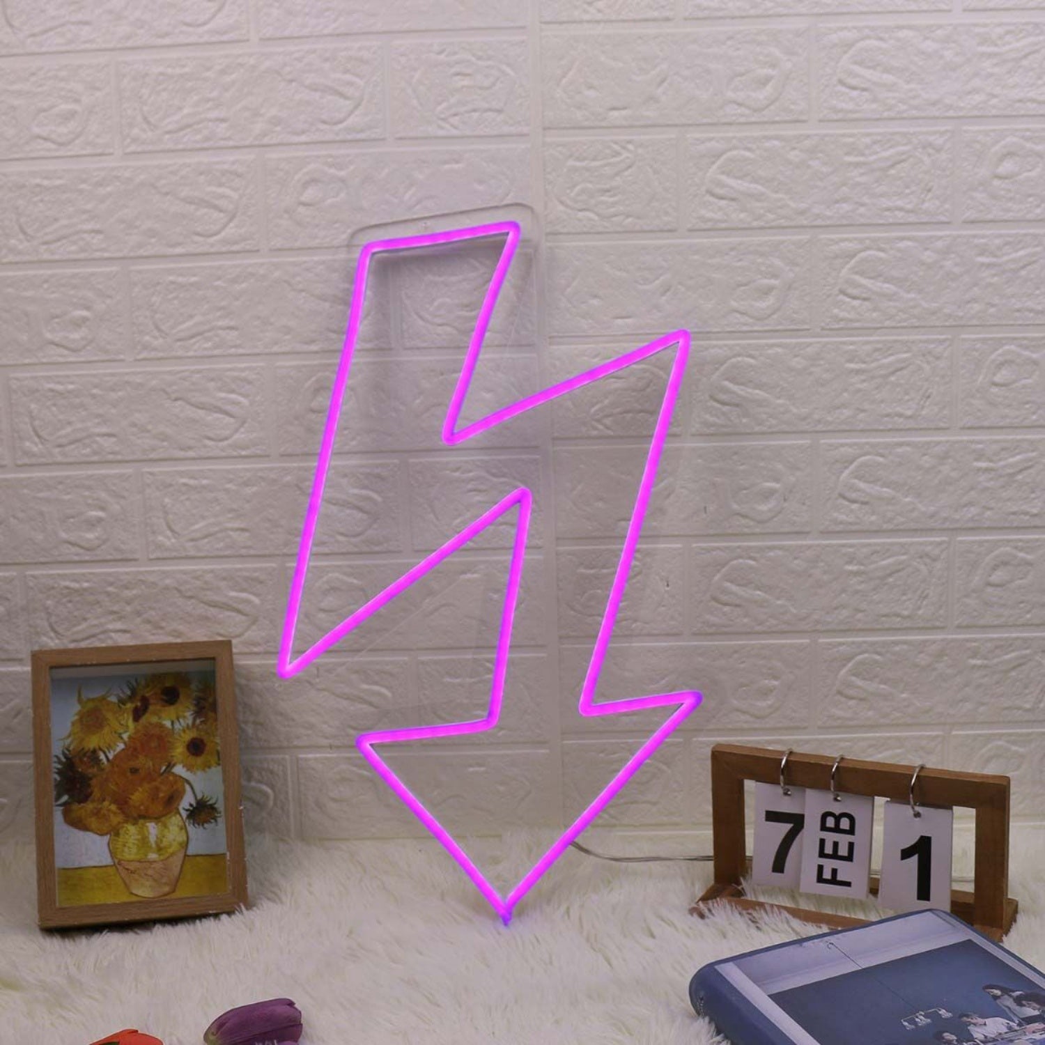 Meandering Arrow Pink Led Neon Sign | Shineneon