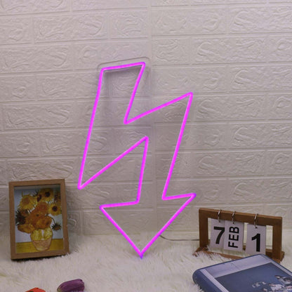 Meandering Arrow Pink Led Neon Sign | Shineneon