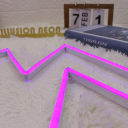 Meandering Arrow Pink Led Neon Sign | Shineneon