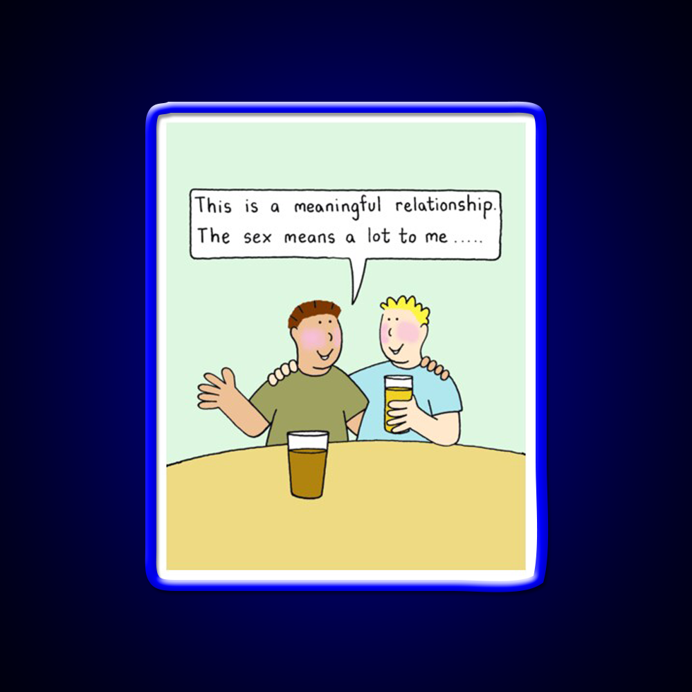 Meaningful Gay Relationship Humor Man Cave Bar Led Neon Sign Rgb Color