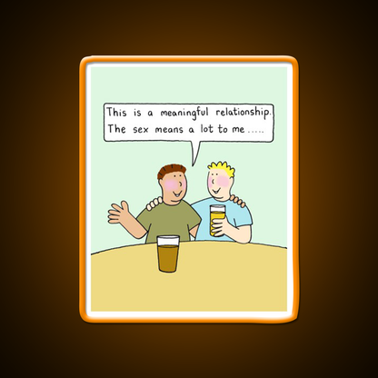 Meaningful Gay Relationship Humor Man Cave Bar Led Neon Sign Rgb Color