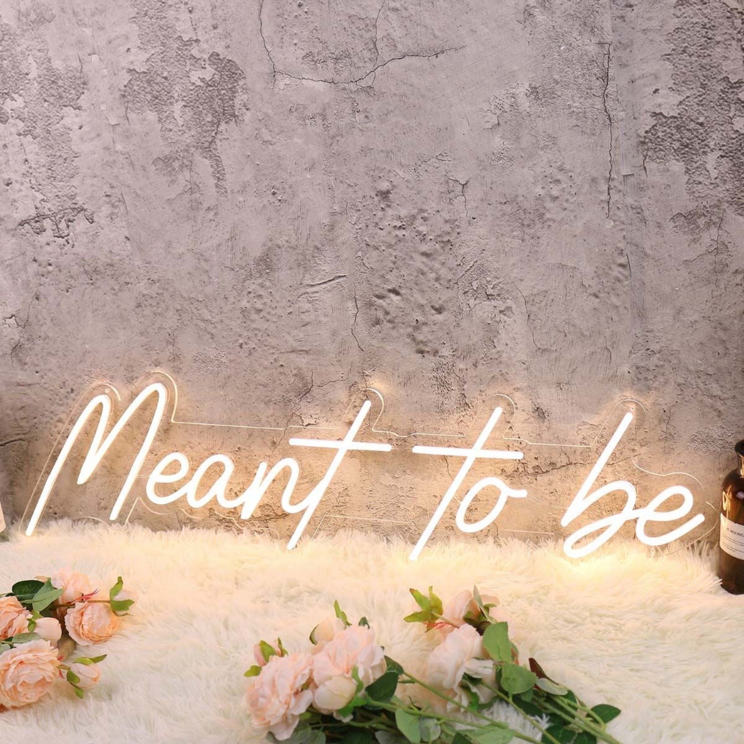 Meant To Be Yellow Led Neon Sign - Shineneon