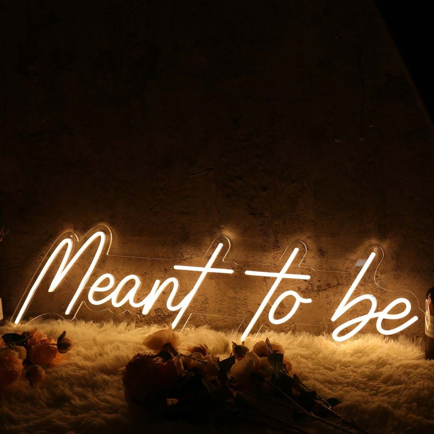 Meant To Be Yellow Led Neon Sign - Shineneon