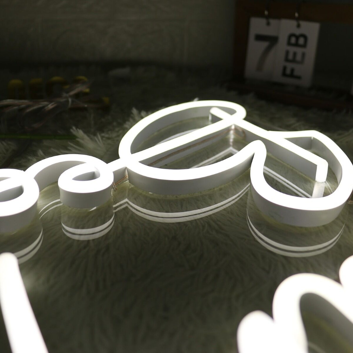 Meant To Bee White Led Neon Sign - Shineneon