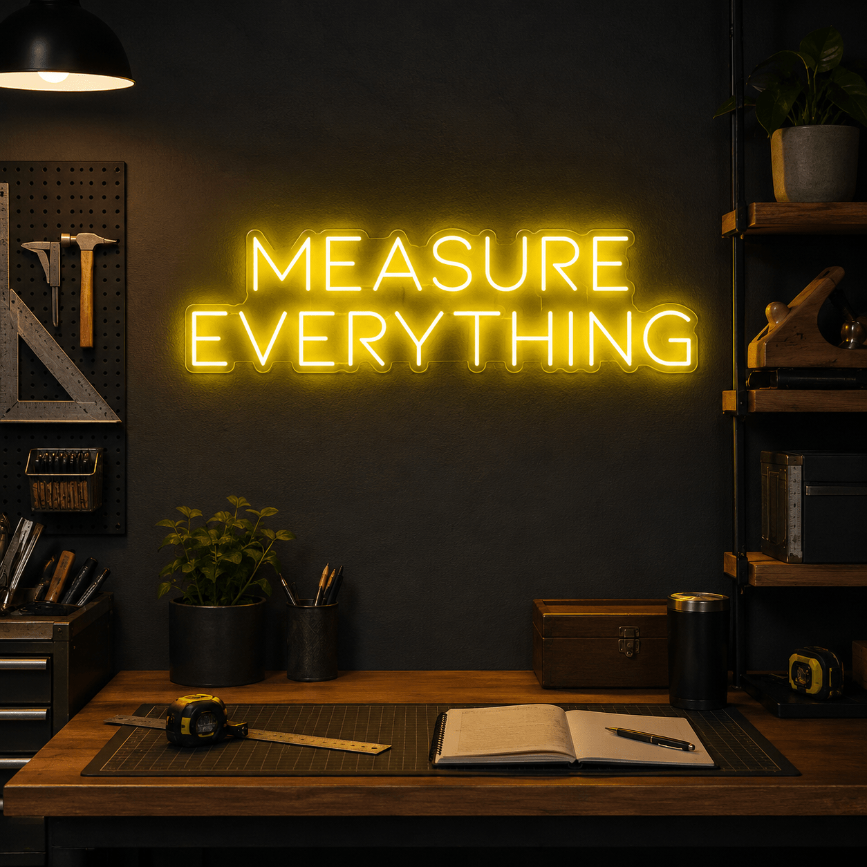Measure Everything Wall Decor LED Neon Sign - Shineneon