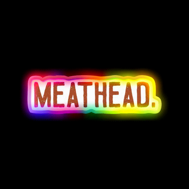 Meathead Gym Fitness Led Neon Sign Rgb Color