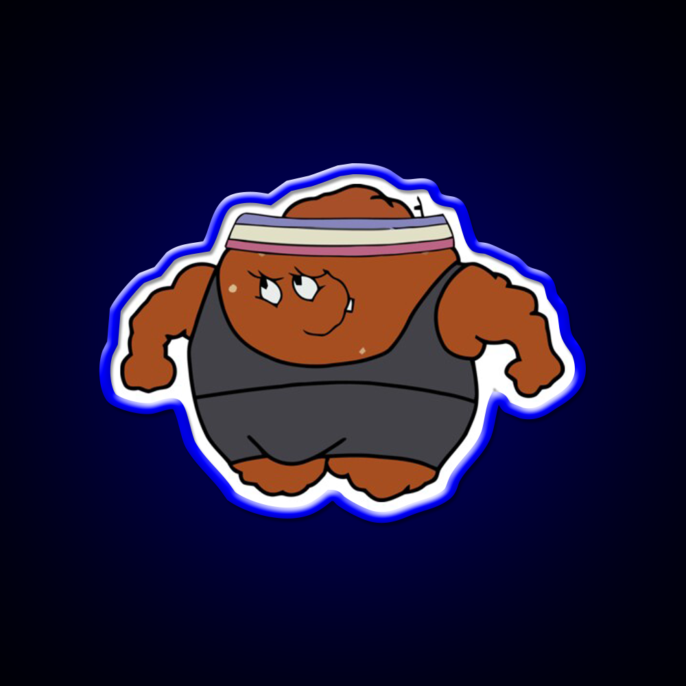 Meatwad Gym Fitness Led Neon Sign Rgb Color - LED neon sign view 5