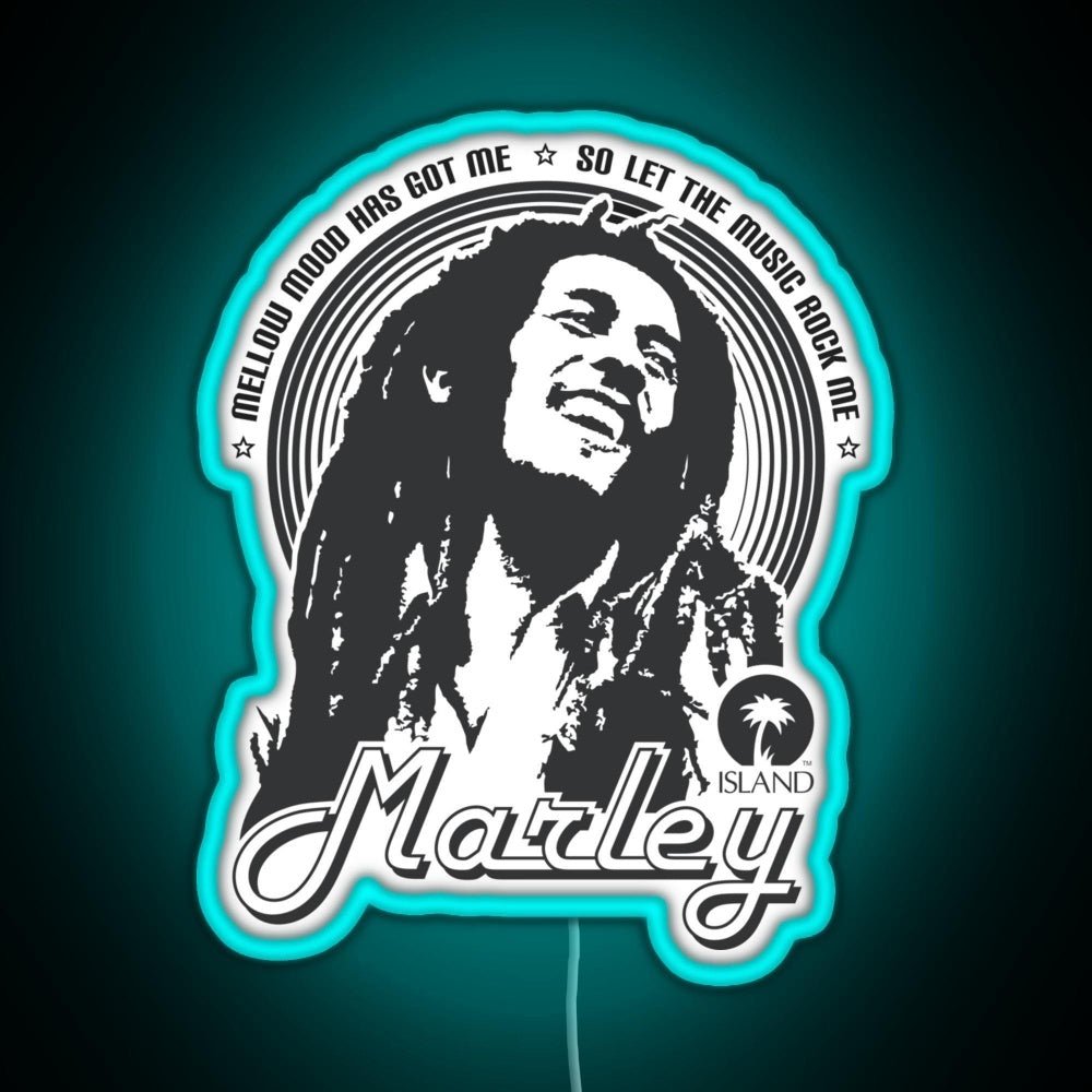 Mecha Bob Marley Rgb Led Neon Sign Pop Wall Art - Shineneon