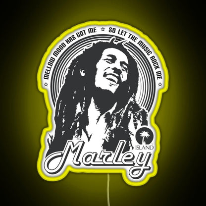 Mecha Bob Marley Rgb Led Neon Sign Pop Wall Art - Shineneon