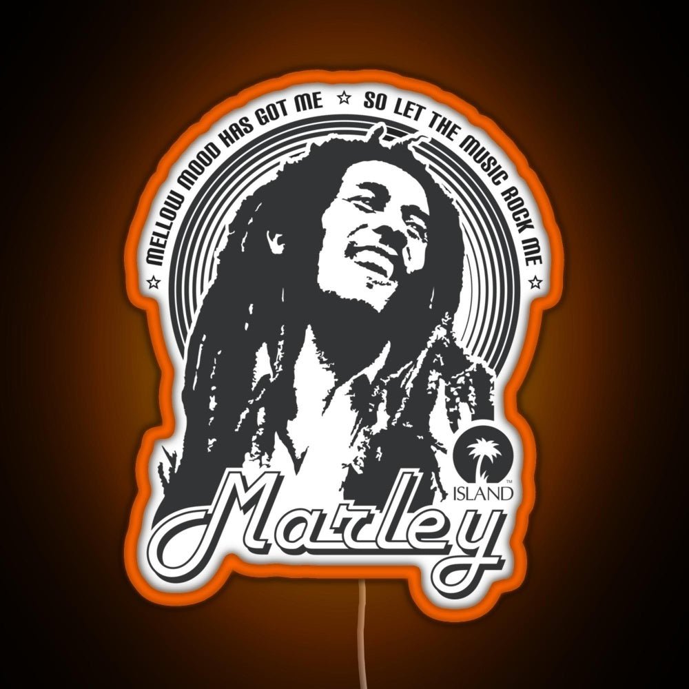 Mecha Bob Marley Rgb Led Neon Sign Pop Wall Art - Shineneon