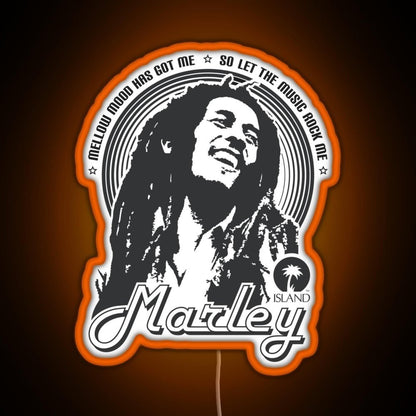Mecha Bob Marley Rgb Led Neon Sign Pop Wall Art - Shineneon