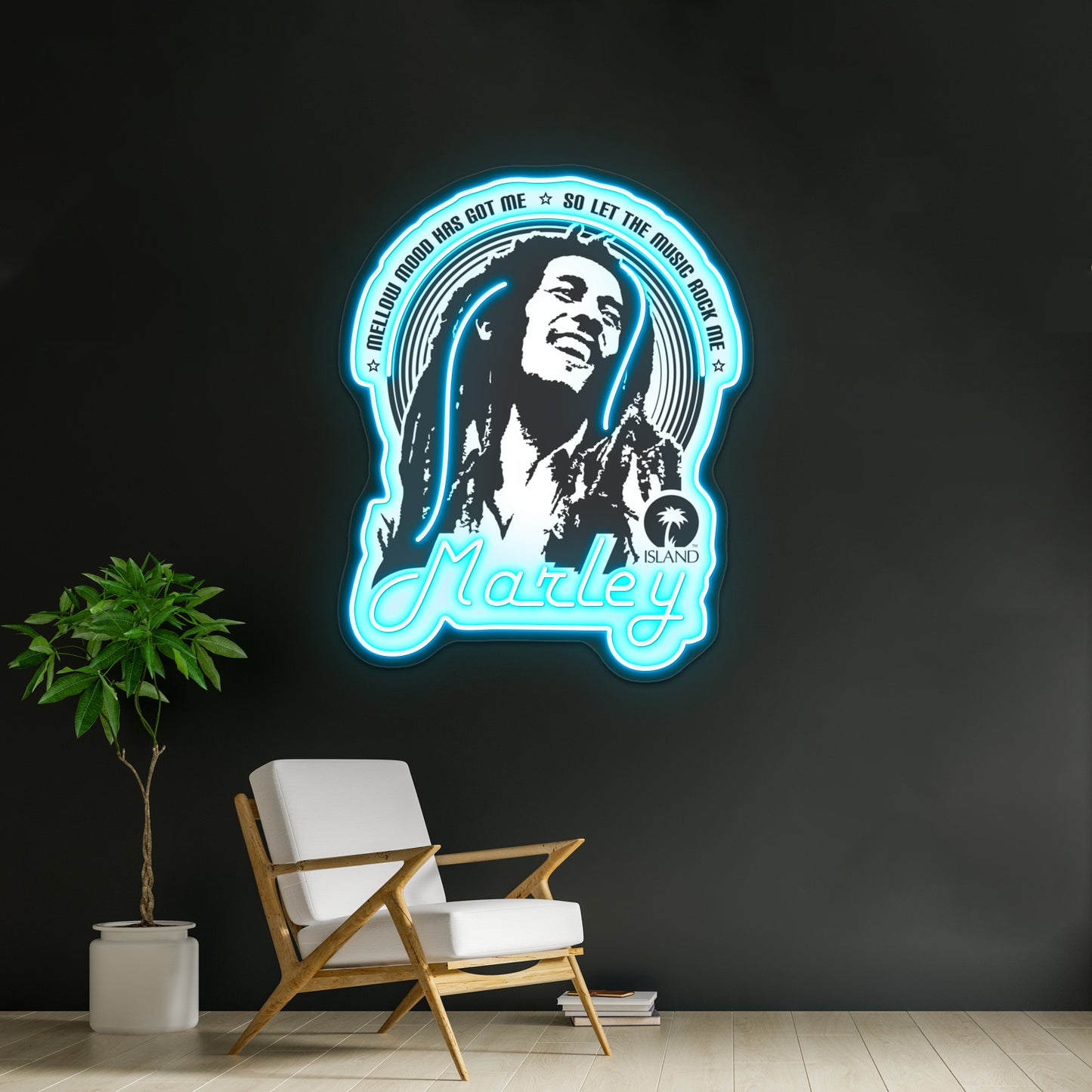 Mechabob Marley Artwork Neon Wall Signs