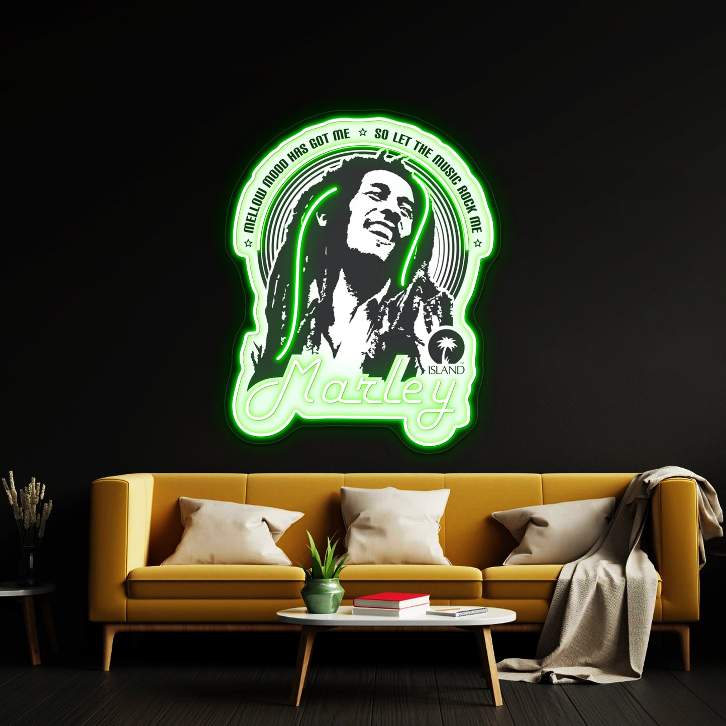 Mechabob Marley Artwork Neon Wall Signs