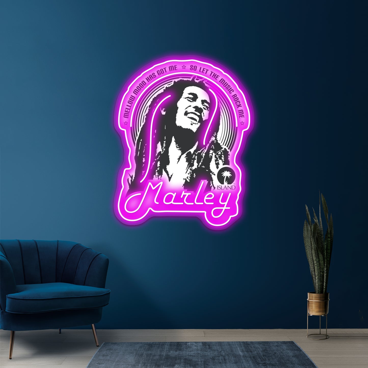 Mechabob Marley Artwork Neon Wall Signs