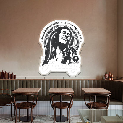 Mechabob Marley Artwork Neon Wall Signs