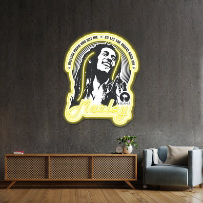 Mechabob Marley Artwork Neon Wall Signs