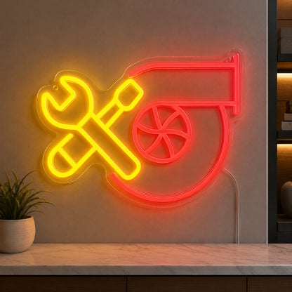 Mechanic Tools Neon Sign LED Neon Sign high-converting product image