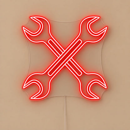 Mechanic Wrenches LED Neon Sign - Shineneon