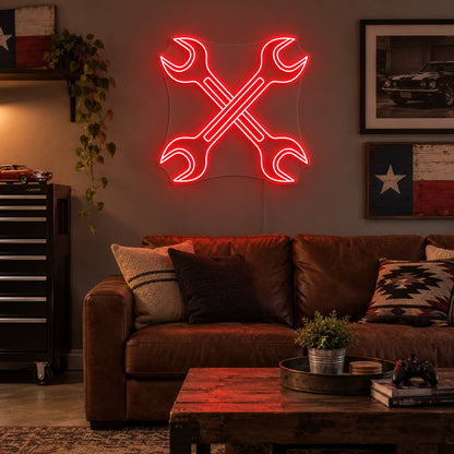 Mechanic Wrenches LED Neon Sign - Shineneon