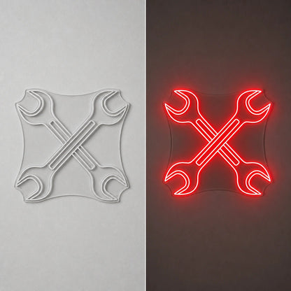 Mechanic Wrenches Vintage LED Neon Sign - Shineneon