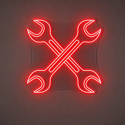 Mechanic Wrenches Vintage LED Neon Sign - Shineneon