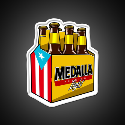 Medalla Light Six Pack Beer Bar Decor Led Neon Sign Rgb Color - LED neon sign view 11