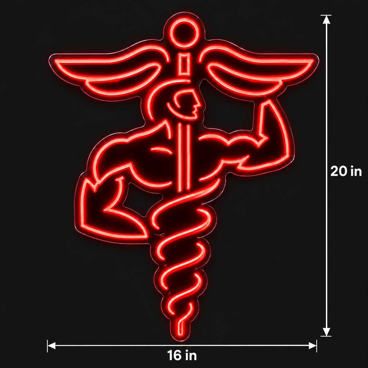 Medical Emblem Custom LED Neon Sign RGB - Shineneon
