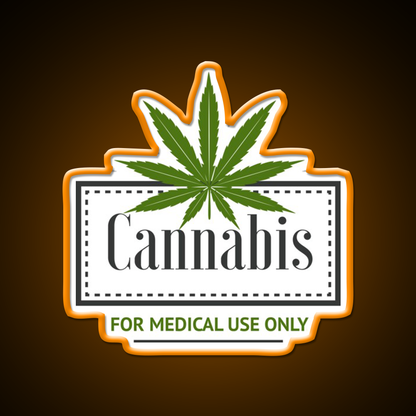 Medical Hemp Inspired Green Leaf Led Neon Sign 420 Neon Decor Rgb Color - LED neon sign view 6