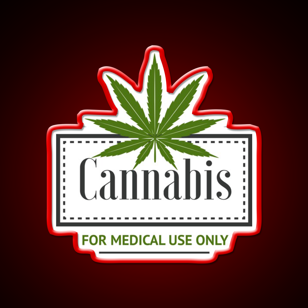 Medical Hemp Inspired Green Leaf Led Neon Sign 420 Neon Decor Rgb Color - LED neon sign view 10