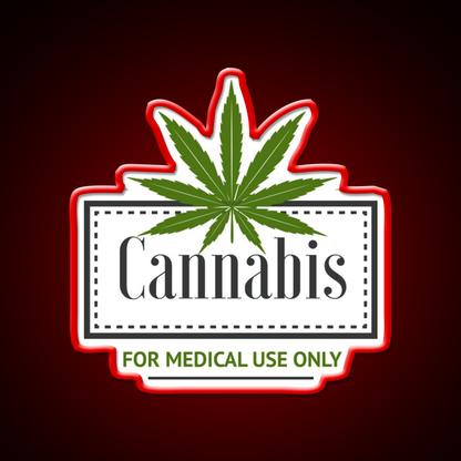 Medical Hemp Inspired Green Leaf Led Neon Sign 420 Neon Decor Rgb Color - LED neon sign view 10