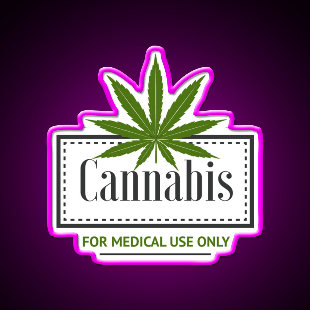 Medical Hemp Inspired Green Leaf Led Neon Sign 420 Neon Decor Rgb Color - Shineneon