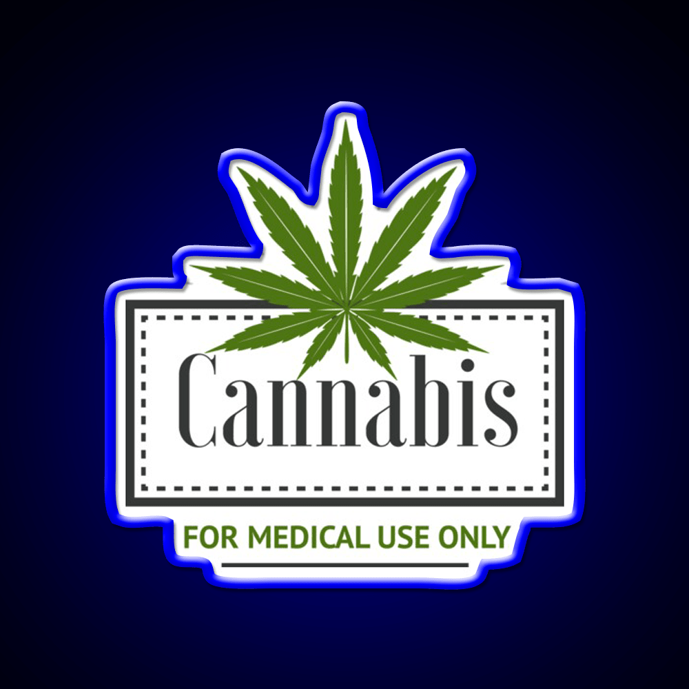 Medical Hemp Inspired Green Leaf Led Neon Sign 420 Neon Decor Rgb Color - Shineneon