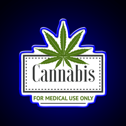 Medical Hemp Inspired Green Leaf Led Neon Sign 420 Neon Decor Rgb Color - Shineneon