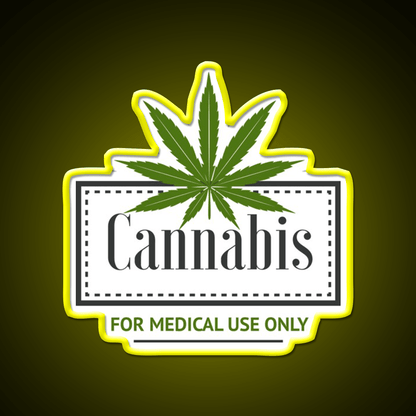 Medical Hemp Inspired Green Leaf Led Neon Sign 420 Neon Decor Rgb Color - Shineneon