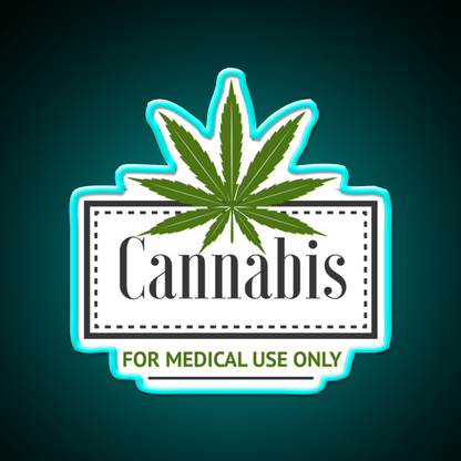 Medical Hemp Inspired Green Leaf Led Neon Sign 420 Neon Decor Rgb Color - Shineneon